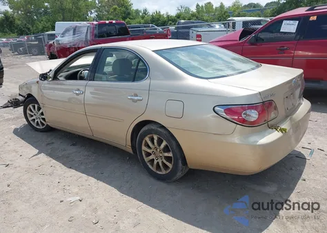 2004 Lexus Es из США, поврежденный, VIN JTHBA30G145024576